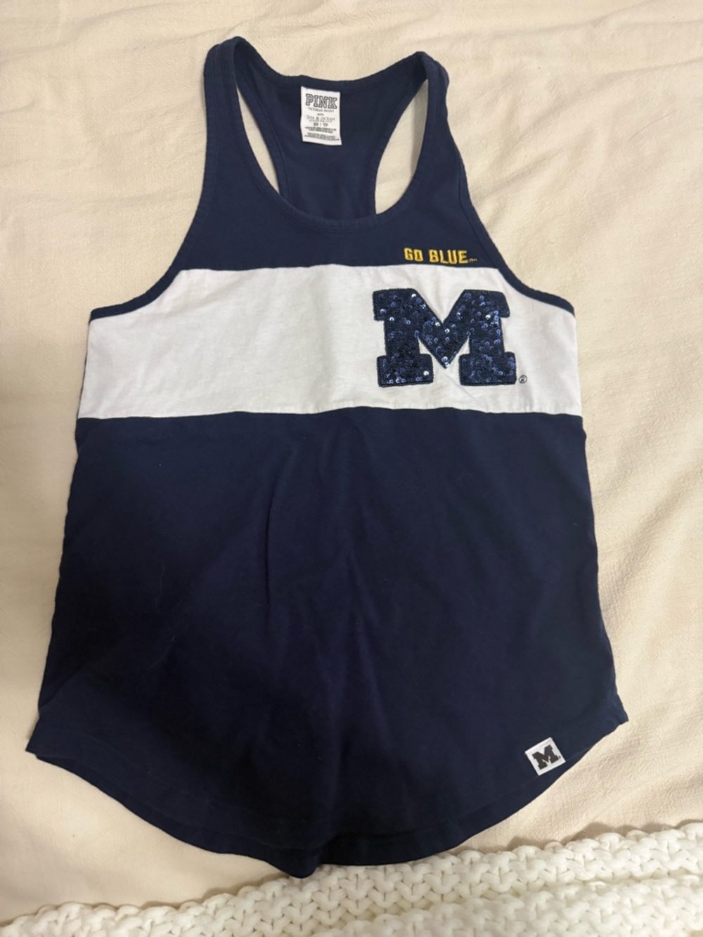 Women’s VS PINK Michigan Tank Top